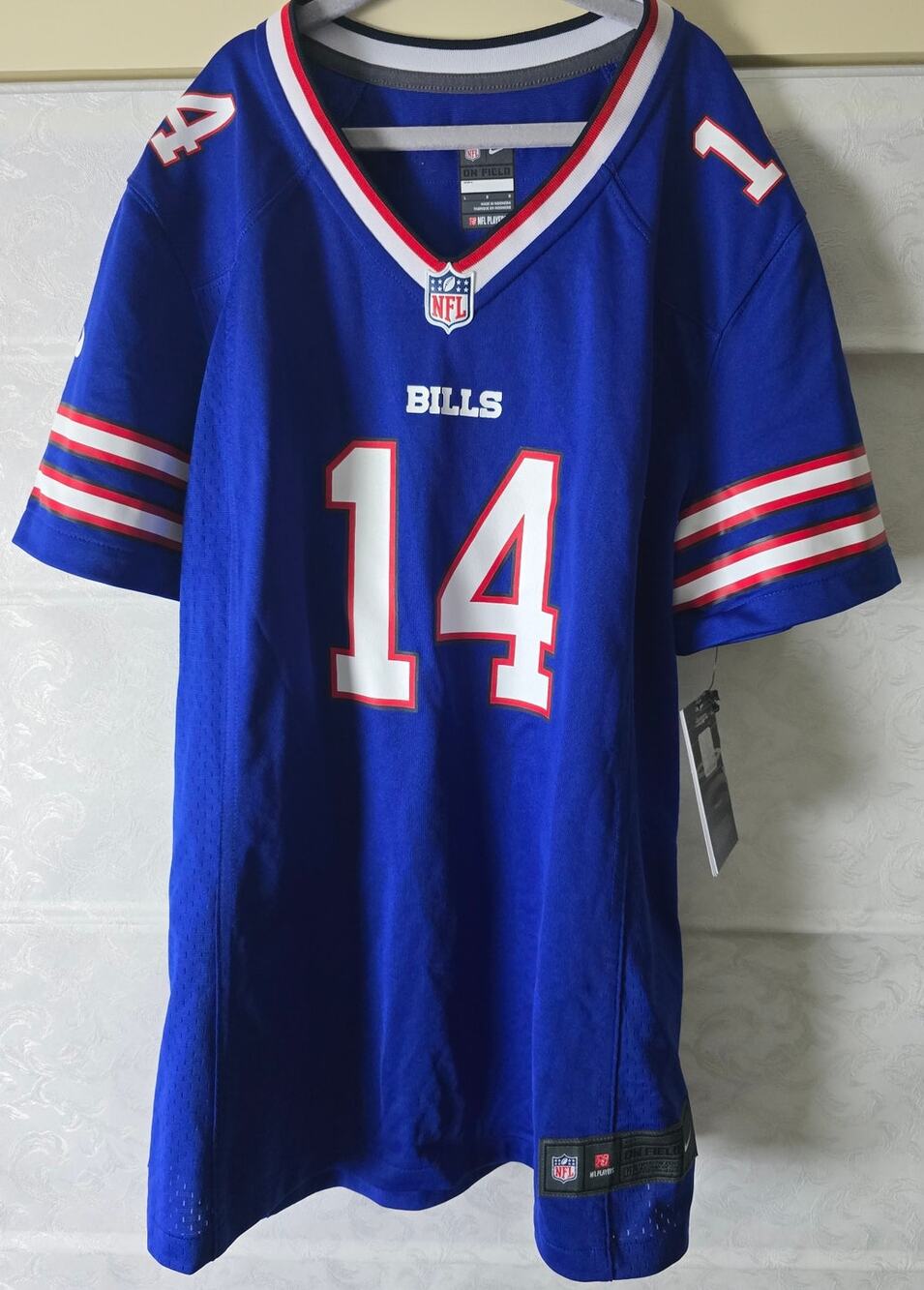 Nike Stefon Diggs Buffalo Bills #14 Women's L Blue NFL On Field Jersey NWT NEW
